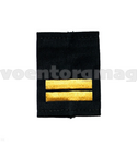 Фальшпогоны черные, желтая вышивка (младший сержант - лычки МВД), пара